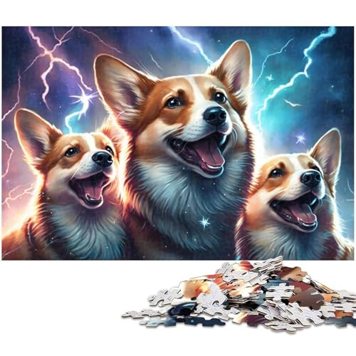 Puzzle für Erwachsene, 1000 Corgi-Puzzle, Lernspiel für Erwachsene, Größe 50 x 75 cm Puzzle für Erwachsene, 1000 Corgi-Puzzle, Lernspiel für Erwachsene, Größe 50 x 75 cm von LLONGKT