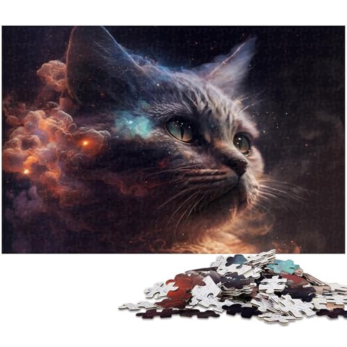 Puzzle für Erwachsene, 1000 Puzzles mit Katzennebel, Papppuzzle für Erwachsene, Spaß für zu Hause, Geburtstagsgeschenk, Reisegeschenk, Größe 38 x 26 cm Puzzle für Erwachsene, 1000 Puzzles mit Katzennebel, Papppuzzle für Erwachsene, Spaß für zu Hause, Geburtstagsgeschenk, Reisegeschenk, Größe 38 x 26 cm von LLONGKT