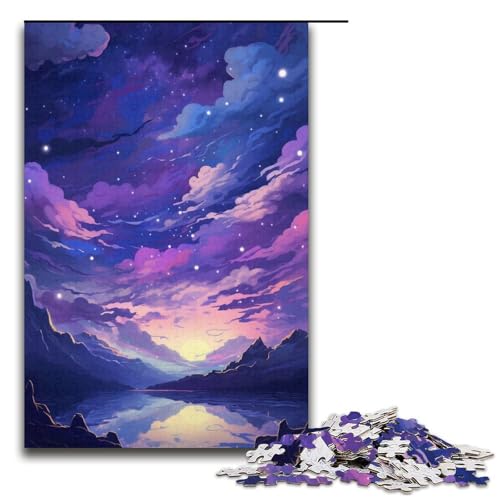 Puzzle für Erwachsene, 1000 Teile, „Berg der Träume“, Puzzle für Karton, Lernspiel, Herausforderungsspielzeug, Größe 38 x 26 cm Puzzle für Erwachsene, 1000 Teile, „Berg der Träume“, Puzzle für Karton, Lernspiel, Herausforderungsspielzeug, Größe 38 x 26 cm von LLONGKT