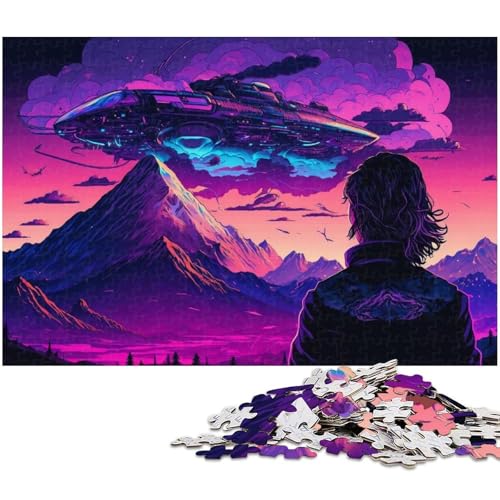 Puzzle für Erwachsene, 1000 Teile, „Mann auf dem Berg“, pädagogisches Spielzeug-Puzzle zum Stressabbau, tolles Geschenk für Spiele, Größe 50 x 75 cm Puzzle für Erwachsene, 1000 Teile, „Mann auf dem Berg“, pädagogisches Spielzeug-Puzzle zum Stressabbau, tolles Geschenk für Spiele, Größe 50 x 75 cm von LLONGKT