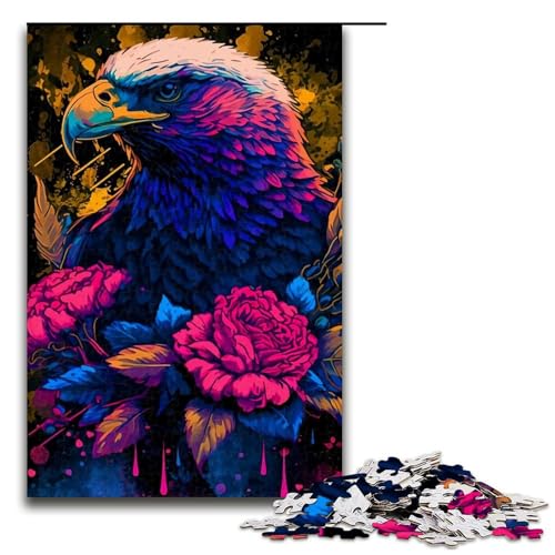 Puzzle für Erwachsene, 1000 Teile, Adler, Lernspiele für Zuhause, DIY-Spielzeug, Lernspiel für Geburtstag, Weihnachten, Größe 50 x 75 cm Puzzle für Erwachsene, 1000 Teile, Adler, Lernspiele für Zuhause, DIY-Spielzeug, Lernspiel für Geburtstag, Weihnachten, Größe 50 x 75 cm von LLONGKT