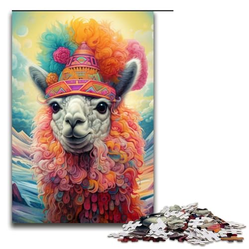 Puzzle für Erwachsene, 1000 Teile, Alpaka-Puzzle, Eltern-Kind-Interaktion, geeignet für Jugendliche ab 14 Jahren Puzzle für Erwachsene, 1000 Teile, Alpaka-Puzzle, Eltern-Kind-Interaktion, geeignet für Jugendliche ab 14 Jahren von LLONGKT
