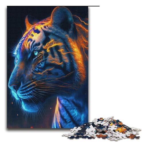 Puzzle für Erwachsene, 1000 Teile, Art Tigers, Lernspiele für Zuhause, DIY-Spielzeug, Lernspiel für Geburtstag, Weihnachten, Größe 38 x 26 cm Puzzle für Erwachsene, 1000 Teile, Art Tigers, Lernspiele für Zuhause, DIY-Spielzeug, Lernspiel für Geburtstag, Weihnachten, Größe 38 x 26 cm von LLONGKT