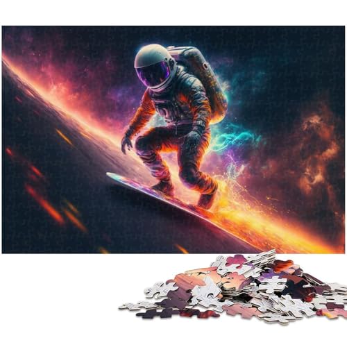 Puzzle für Erwachsene, 1000 Teile, Astro Surfer Puzzle, Eltern-Kind-Interaktion, geeignet für Jugendliche ab 14 Jahren von LLONGKT