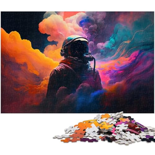 Puzzle für Erwachsene, 1000 Teile, Astronauten-Denkspiel, ganze Familie, Größe 38 x 26 cm Puzzle für Erwachsene, 1000 Teile, Astronauten-Denkspiel, ganze Familie, Größe 38 x 26 cm von LLONGKT