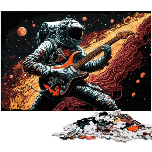 Puzzle für Erwachsene, 1000 Teile, Astronauten-Erkundungs-Puzzle für Erwachsene, Papppuzzle, lustiges Geschenk, Größe 38 x 26 cm von LLONGKT