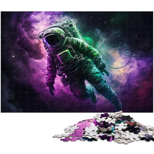 Puzzle für Erwachsene, 1000 Teile, Astronauten-Puzzle, Denkspiel, Spaß für zu Hause, Aktivitäten, Geburtstagsgeschenk, Reisegeschenk, Größe 38 x 26 cm Puzzle für Erwachsene, 1000 Teile, Astronauten-Puzzle, Denkspiel, Spaß für zu Hause, Aktivitäten, Geburtstagsgeschenk, Reisegeschenk, Größe 38 x 26 cm von LLONGKT