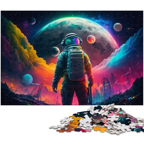 Puzzle für Erwachsene, 1000 Teile, Astronauten-Puzzle, Denkspiel, Spaß für zu Hause, Aktivitäten, Geburtstagsgeschenk, Reisegeschenk, Größe 50 x 75 cm Puzzle für Erwachsene, 1000 Teile, Astronauten-Puzzle, Denkspiel, Spaß für zu Hause, Aktivitäten, Geburtstagsgeschenk, Reisegeschenk, Größe 50 x 75 cm von LLONGKT
