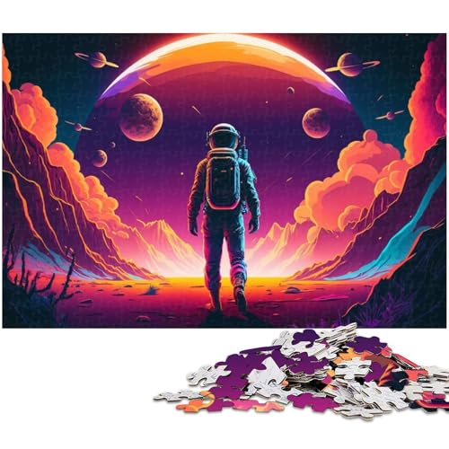 Puzzle für Erwachsene, 1000 Teile, Astronauten-Puzzle, Denkspiel, Spaß für zu Hause, Aktivitäten, Geburtstagsgeschenk, Reisegeschenk, Größe 50 x 75 cm Puzzle für Erwachsene, 1000 Teile, Astronauten-Puzzle, Denkspiel, Spaß für zu Hause, Aktivitäten, Geburtstagsgeschenk, Reisegeschenk, Größe 50 x 75 cm von LLONGKT