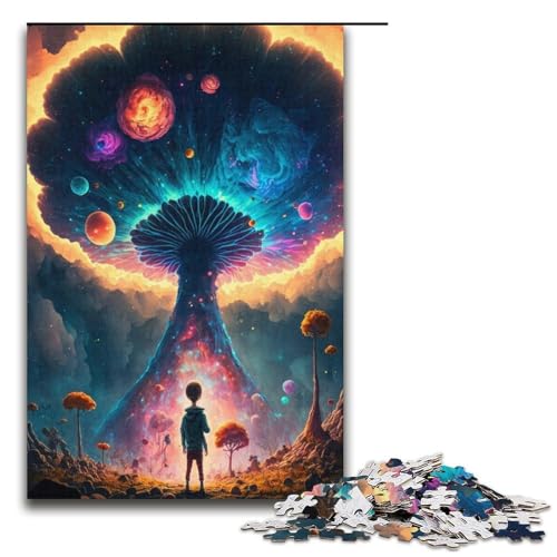 Puzzle für Erwachsene, 1000 Teile, Astronauten-Puzzle, Eltern-Kind-Interaktion, geeignet für Jugendliche ab 14 Jahren von LLONGKT