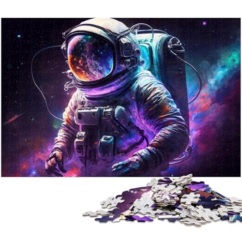 Puzzle für Erwachsene, 1000 Teile, Astronauten-Puzzle, pädagogisches Spielzeug zum Stressabbau, tolles Geschenk für Spiele, Größe 38 x 26 cm Puzzle für Erwachsene, 1000 Teile, Astronauten-Puzzle, pädagogisches Spielzeug zum Stressabbau, tolles Geschenk für Spiele, Größe 38 x 26 cm von LLONGKT
