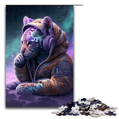 Puzzle für Erwachsene, 1000 Teile, Astronauten-Tiger, Lernspiele für Zuhause, DIY-Spielzeug, Lernspiel für Geburtstag, Weihnachten, Größe 50 x 75 cm Puzzle für Erwachsene, 1000 Teile, Astronauten-Tiger, Lernspiele für Zuhause, DIY-Spielzeug, Lernspiel für Geburtstag, Weihnachten, Größe 50 x 75 cm von LLONGKT