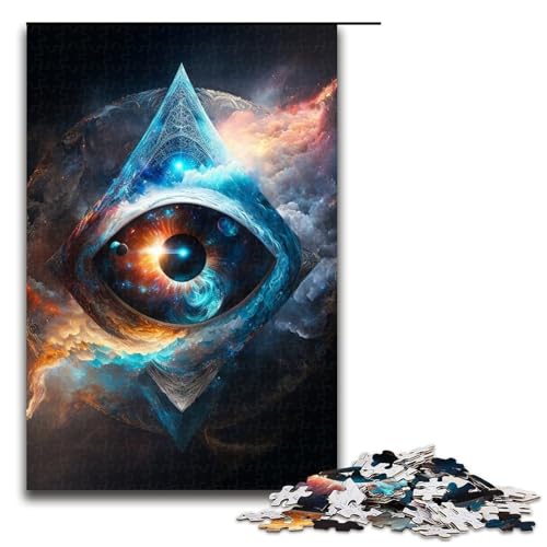 Puzzle für Erwachsene, 1000 Teile, Astronautenauge, Lernspiele für Zuhause, DIY-Spielzeug, Lernspiel für Geburtstag, Weihnachten, Größe 50 x 75 cm Puzzle für Erwachsene, 1000 Teile, Astronautenauge, Lernspiele für Zuhause, DIY-Spielzeug, Lernspiel für Geburtstag, Weihnachten, Größe 50 x 75 cm von LLONGKT