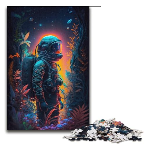 Puzzle für Erwachsene, 1000 Teile, Astronautenspielzeug, Lernspiele, Stressabbau, Verbesserung des Gedächtnisses, Größe 38 x 26 cm Puzzle für Erwachsene, 1000 Teile, Astronautenspielzeug, Lernspiele, Stressabbau, Verbesserung des Gedächtnisses, Größe 38 x 26 cm von LLONGKT