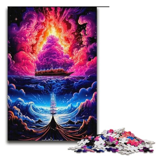 Puzzle für Erwachsene, 1000 Teile, Berg-Heimdekoration im japanischen Stil, Puzzles, Geschenke für Freunde und Familie, Größe 38 x 26 cm Puzzle für Erwachsene, 1000 Teile, Berg-Heimdekoration im japanischen Stil, Puzzles, Geschenke für Freunde und Familie, Größe 38 x 26 cm von LLONGKT