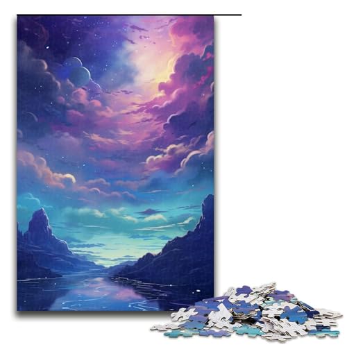 Puzzle für Erwachsene, 1000 Teile, Berg der Träume, Heimdekoration, Puzzlespielzeug, einzigartiges Geburtstagsgeschenk, Größe 50 x 75 cm Puzzle für Erwachsene, 1000 Teile, Berg der Träume, Heimdekoration, Puzzlespielzeug, einzigartiges Geburtstagsgeschenk, Größe 50 x 75 cm von LLONGKT