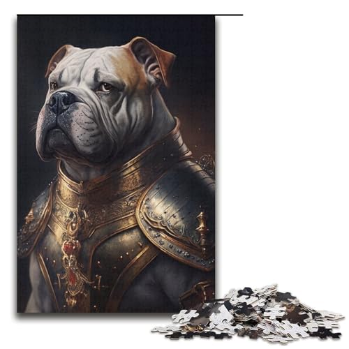 Puzzle für Erwachsene, 1000 Teile, Bulldoggenritter, Lernspiele für Zuhause, DIY-Spielzeug, Lernspiel für Geburtstag, Weihnachten, Größe 38 x 26 cm Puzzle für Erwachsene, 1000 Teile, Bulldoggenritter, Lernspiele für Zuhause, DIY-Spielzeug, Lernspiel für Geburtstag, Weihnachten, Größe 38 x 26 cm von LLONGKT