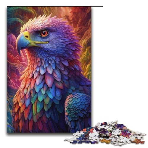 Puzzle für Erwachsene, 1000 Teile, Bunte Adler, Eltern-Kind-Interaktion, geeignet für Jugendliche ab 14 Jahren von LLONGKT