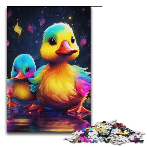 Puzzle für Erwachsene, 1000 Teile, Bunte Kunstenten, Lernspiele für Zuhause, DIY-Spielzeug, Lernspiel für Geburtstag, Weihnachten, Größe 38 x 26 cm Puzzle für Erwachsene, 1000 Teile, Bunte Kunstenten, Lernspiele für Zuhause, DIY-Spielzeug, Lernspiel für Geburtstag, Weihnachten, Größe 38 x 26 cm von LLONGKT