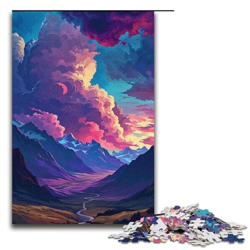 Puzzle für Erwachsene, 1000 Teile, Bunte Straße im Berg, Puzzle für Lernspiele, Herausforderungsspielzeug, gutes Geschenk, geeignet für Teenager ab 14 Jahren, Größe 38 x 26 cm Puzzle für Erwachsene, 1000 Teile, Bunte Straße im Berg, Puzzle für Lernspiele, Herausforderungsspielzeug, gutes Geschenk, geeignet für Teenager ab 14 Jahren, Größe 38 x 26 cm von LLONGKT