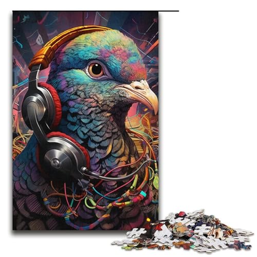 Puzzle für Erwachsene, 1000 Teile, Bunte Tauben, DIY-Puzzle, Spielzeug, Familienspiel, Stressabbau, schwierige Herausforderung, Puzzlegröße 38 x 26 cm Puzzle für Erwachsene, 1000 Teile, Bunte Tauben, DIY-Puzzle, Spielzeug, Familienspiel, Stressabbau, schwierige Herausforderung, Puzzlegröße 38 x 26 cm von LLONGKT