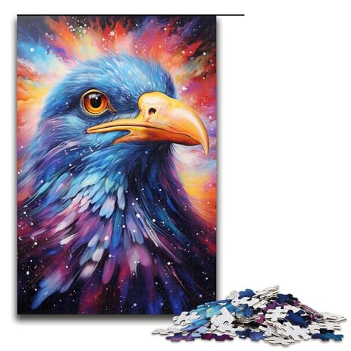Puzzle für Erwachsene, 1000 Teile, Bunte Vögel, anspruchsvolles Spiel, Größe 50 x 75 cm von LLONGKT