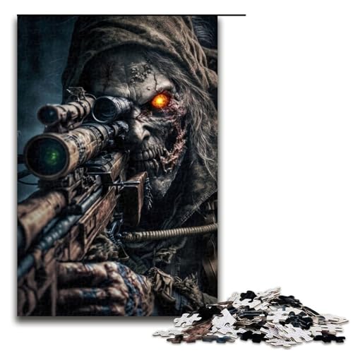 Puzzle für Erwachsene, 1000 Teile, Dead Army, Zombie-Soldat, Puzzle für Teenager, Holzpuzzle, schwierig und herausfordernd, Größe 50 x 75 cm Puzzle für Erwachsene, 1000 Teile, Dead Army, Zombie-Soldat, Puzzle für Teenager, Holzpuzzle, schwierig und herausfordernd, Größe 50 x 75 cm von LLONGKT