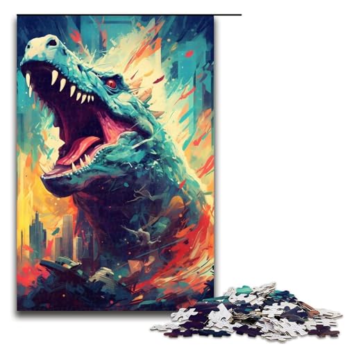 Puzzle für Erwachsene, 1000 Teile, Deinosuchus Beast, Lernspiele für Zuhause, DIY-Spielzeug, Lernspiel für Geburtstag, Weihnachten, Größe 50 x 75 cm Puzzle für Erwachsene, 1000 Teile, Deinosuchus Beast, Lernspiele für Zuhause, DIY-Spielzeug, Lernspiel für Geburtstag, Weihnachten, Größe 50 x 75 cm von LLONGKT