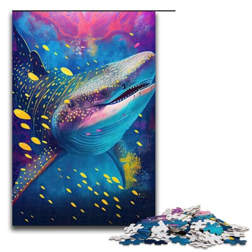 Puzzle für Erwachsene, 1000 Teile, Der friedliche Walhai, Lernspiele für Zuhause, DIY-Spielzeug, Lernspiel für Geburtstag, Weihnachten, Größe 50 x 75 cm Puzzle für Erwachsene, 1000 Teile, Der friedliche Walhai, Lernspiele für Zuhause, DIY-Spielzeug, Lernspiel für Geburtstag, Weihnachten, Größe 50 x 75 cm von LLONGKT