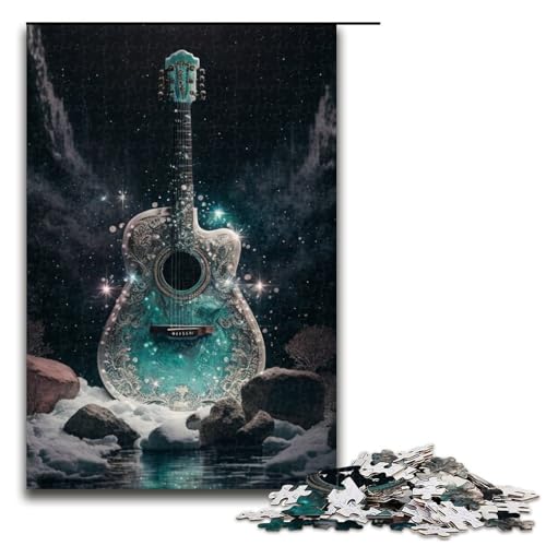 Puzzle für Erwachsene, 1000 Teile, Diamantgitarre, Lernspiele für Zuhause, DIY-Spielzeug, Lernspiel für Geburtstag, Weihnachten, Größe 50 x 75 cm Puzzle für Erwachsene, 1000 Teile, Diamantgitarre, Lernspiele für Zuhause, DIY-Spielzeug, Lernspiel für Geburtstag, Weihnachten, Größe 50 x 75 cm von LLONGKT