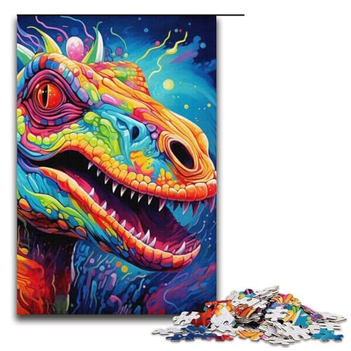 Puzzle für Erwachsene, 1000 Teile, Dinosaurier-Lernspielzeug, pädagogisches Spielzeug, Weihnachts- und Geburtstagsgeschenk, Größe 38 x 26 cm Puzzle für Erwachsene, 1000 Teile, Dinosaurier-Lernspielzeug, pädagogisches Spielzeug, Weihnachts- und Geburtstagsgeschenk, Größe 38 x 26 cm von LLONGKT