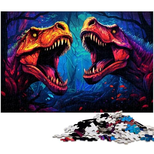 Puzzle für Erwachsene, 1000 Teile, Dinosaurier-Puzzle, Denkspiel, Spaß für zu Hause, Aktivitäten, Geburtstagsgeschenk, Reisegeschenk, Größe 50 x 75 cm Puzzle für Erwachsene, 1000 Teile, Dinosaurier-Puzzle, Denkspiel, Spaß für zu Hause, Aktivitäten, Geburtstagsgeschenk, Reisegeschenk, Größe 50 x 75 cm von LLONGKT