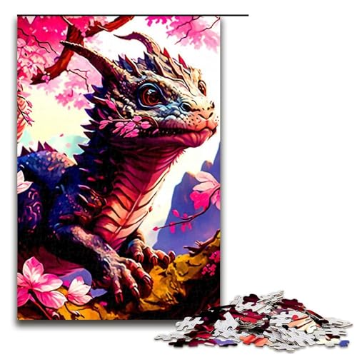 Puzzle für Erwachsene, 1000 Teile, Drache + Lernspiele für Zuhause, DIY-Spielzeug, Lernspiel für Geburtstag, Weihnachten, Größe 50 x 75 cm Puzzle für Erwachsene, 1000 Teile, Drache + Lernspiele für Zuhause, DIY-Spielzeug, Lernspiel für Geburtstag, Weihnachten, Größe 50 x 75 cm von LLONGKT