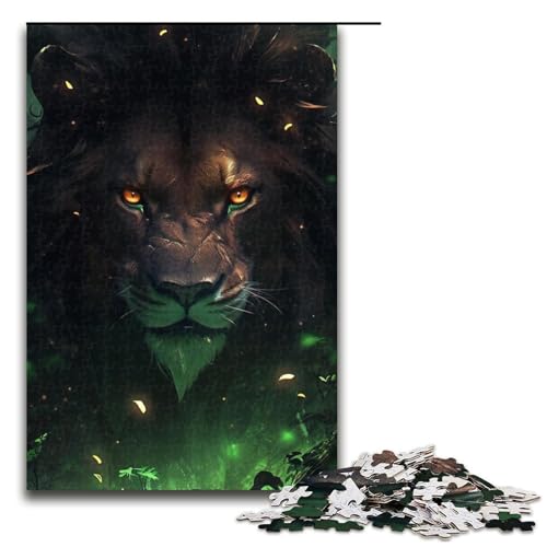 Puzzle für Erwachsene, 1000 Teile, Dschungellöwe, Lernspiele für Zuhause, DIY-Spielzeug, Lernspiel für Geburtstag, Weihnachten, Größe 50 x 75 cm Puzzle für Erwachsene, 1000 Teile, Dschungellöwe, Lernspiele für Zuhause, DIY-Spielzeug, Lernspiel für Geburtstag, Weihnachten, Größe 50 x 75 cm von LLONGKT