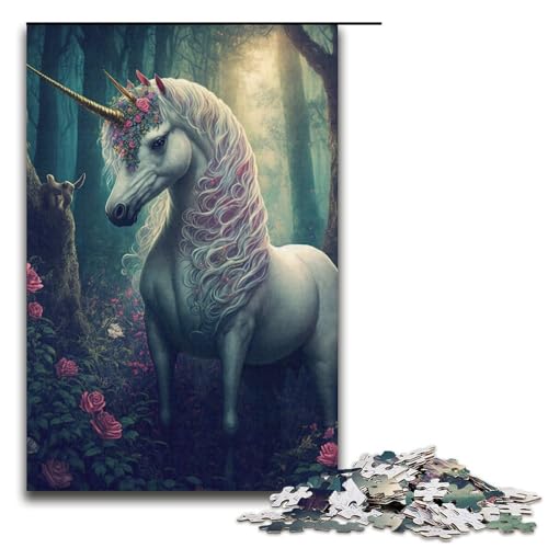 Puzzle für Erwachsene, 1000 Teile, EIN Cartoon-Einhorn-Puzzle – anspruchsvolles Spiel, tolles Geschenk für Spiele, geeignet für und Jugendliche ab 14 Jahren, Größe 38 x 26 cm Puzzle für Erwachsene, 1000 Teile, EIN Cartoon-Einhorn-Puzzle – anspruchsvolles Spiel, tolles Geschenk für Spiele, geeignet für und Jugendliche ab 14 Jahren, Größe 38 x 26 cm von LLONGKT