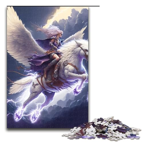 Puzzle für Erwachsene, 1000 Teile, Einhorn-Puzzle, Familiendekoration, Größe 50 x 75 cm Puzzle für Erwachsene, 1000 Teile, Einhorn-Puzzle, Familiendekoration, Größe 50 x 75 cm von LLONGKT