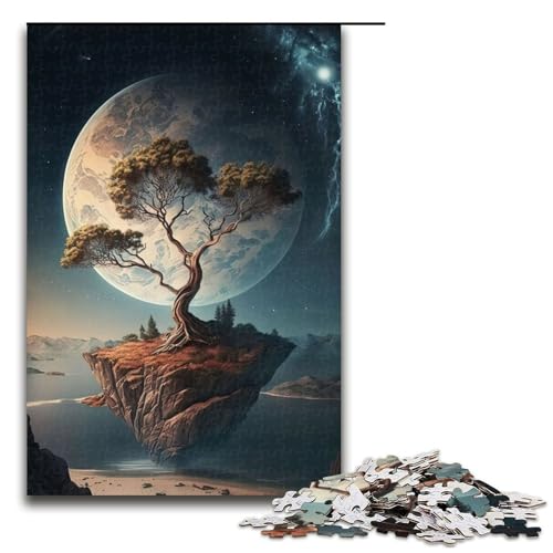 Puzzle für Erwachsene, 1000 Teile, Fantasie-Weltraum-Puzzle, Lernspielzeug, Familienspiele, Stressabbau, Größe 50 x 75 cm Puzzle für Erwachsene, 1000 Teile, Fantasie-Weltraum-Puzzle, Lernspielzeug, Familienspiele, Stressabbau, Größe 50 x 75 cm von LLONGKT