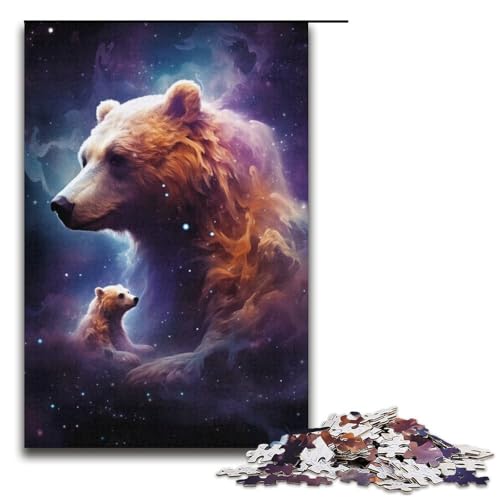 Puzzle für Erwachsene, 1000 Teile, Fantasy-Bär, Lernspiele für Zuhause, DIY-Spielzeug, Lernspiel für Geburtstag, Weihnachten, Größe 38 x 26 cm Puzzle für Erwachsene, 1000 Teile, Fantasy-Bär, Lernspiele für Zuhause, DIY-Spielzeug, Lernspiel für Geburtstag, Weihnachten, Größe 38 x 26 cm von LLONGKT