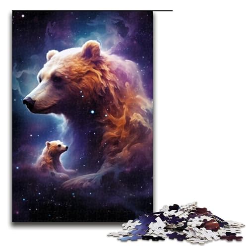 Puzzle für Erwachsene, 1000 Teile, Fantasy-Bär, Lernspiele für Zuhause, DIY-Spielzeug, Lernspiel für Geburtstag, Weihnachten, Größe 50 x 75 cm Puzzle für Erwachsene, 1000 Teile, Fantasy-Bär, Lernspiele für Zuhause, DIY-Spielzeug, Lernspiel für Geburtstag, Weihnachten, Größe 50 x 75 cm von LLONGKT