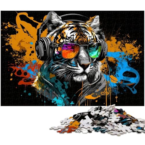 Puzzle für Erwachsene, 1000 Teile, Farbtiger-Puzzle, Quizspiel, ganze Familie, Größe 50 x 75 cm Puzzle für Erwachsene, 1000 Teile, Farbtiger-Puzzle, Quizspiel, ganze Familie, Größe 50 x 75 cm von LLONGKT