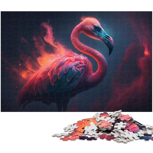 Puzzle für Erwachsene, 1000 Teile, Flamingo-Denkspiel, ganze Familie, Größe 38 x 26 cm Puzzle für Erwachsene, 1000 Teile, Flamingo-Denkspiel, ganze Familie, Größe 38 x 26 cm von LLONGKT