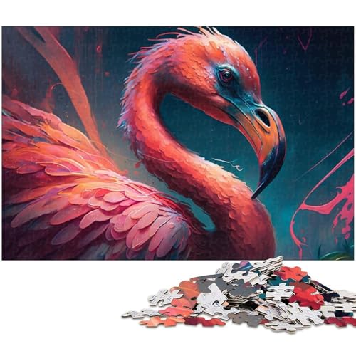 Puzzle für Erwachsene, 1000 Teile, Flamingo-Denkspiel, ganze Familie, Größe 50 x 75 cm Puzzle für Erwachsene, 1000 Teile, Flamingo-Denkspiel, ganze Familie, Größe 50 x 75 cm von LLONGKT