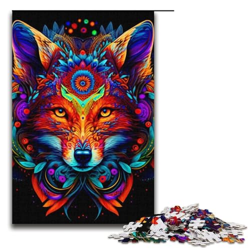 Puzzle für Erwachsene, 1000 Teile, Fuchs, Lernspiele für Zuhause, DIY-Spielzeug, Lernspiel für Geburtstag, Weihnachten, Größe 38 x 26 cm Puzzle für Erwachsene, 1000 Teile, Fuchs, Lernspiele für Zuhause, DIY-Spielzeug, Lernspiel für Geburtstag, Weihnachten, Größe 38 x 26 cm von LLONGKT