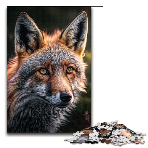 Puzzle für Erwachsene, 1000 Teile, Fuchs-Puzzle für die Heimdekoration, Größe 50 x 75 cm Puzzle für Erwachsene, 1000 Teile, Fuchs-Puzzle für die Heimdekoration, Größe 50 x 75 cm von LLONGKT