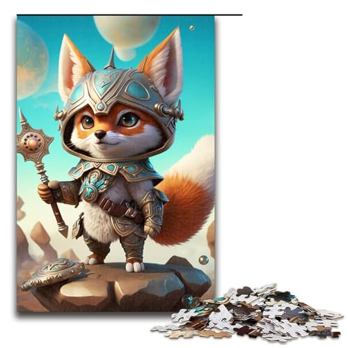 Puzzle für Erwachsene, 1000 Teile, Fuchs-Puzzlespiel, Spielzeug, stärkt die Liebe zwischen Paaren (Größe 50 x 75 cm) von LLONGKT