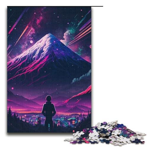 Puzzle für Erwachsene, 1000 Teile, Fuji Home Lernspiele, DIY-Spielzeug, Lernspiel für Geburtstag, Weihnachten, Größe 38 x 26 cm Puzzle für Erwachsene, 1000 Teile, Fuji Home Lernspiele, DIY-Spielzeug, Lernspiel für Geburtstag, Weihnachten, Größe 38 x 26 cm von LLONGKT