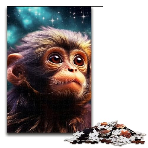 Puzzle für Erwachsene, 1000 Teile, Galaxie-AFFE, Lernspiele für Zuhause, DIY-Spielzeug, Lernspiel für Geburtstag, Weihnachten, Größe 50 x 75 cm Puzzle für Erwachsene, 1000 Teile, Galaxie-AFFE, Lernspiele für Zuhause, DIY-Spielzeug, Lernspiel für Geburtstag, Weihnachten, Größe 50 x 75 cm von LLONGKT