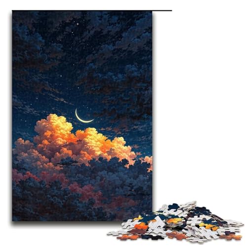 Puzzle für Erwachsene, 1000 Teile, Heimdekoration im japanischen Stil, Puzzlespielzeug, EIN Kunstwerk für Jugendliche ab 14 Jahren (Größe 50 x 75 cm) von LLONGKT