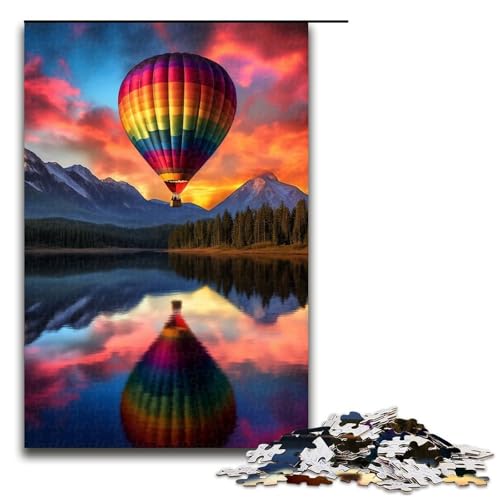 Puzzle für Erwachsene, 1000 Teile, Heißluftballon-Spielzeug, Lernspiele, Stressabbau, lustiges Geschenk, Größe 50 x 75 cm Puzzle für Erwachsene, 1000 Teile, Heißluftballon-Spielzeug, Lernspiele, Stressabbau, lustiges Geschenk, Größe 50 x 75 cm von LLONGKT