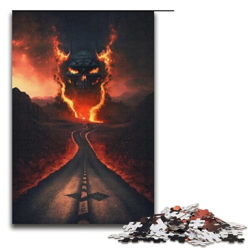 Puzzle für Erwachsene, 1000 Teile, Höllendämonen-Puzzle, Eltern-Kind-Interaktion, geeignet für Jugendliche ab 14 Jahren von LLONGKT